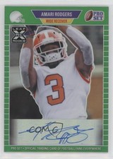 2021 Leaf Pro Set Metal 1989 Green Rainbow 19/25 Amari Rodgers #PA-AR1 Auto 0c6