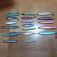 Jigging retirement, 18 metal jigs set