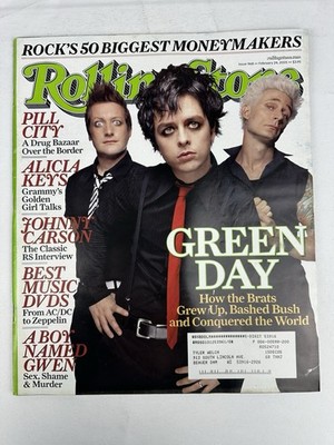 Rolling Stone Magazine  #968 Feb 2005 Green Day, Kings of Leon, Johnny Carson