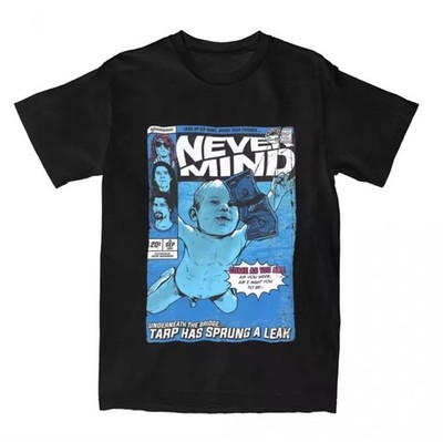 Music T-Shirt - Nevermind - Nirvana - Short Sleeve Jersey - Kurt Cobain