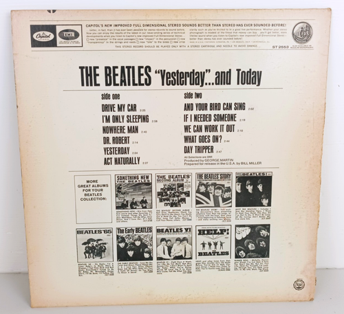 THE BEATLES - YESTARDAY AND TODAY - CAPITOL - ST-2553 - LP - VINILE - Foto 7 di 7