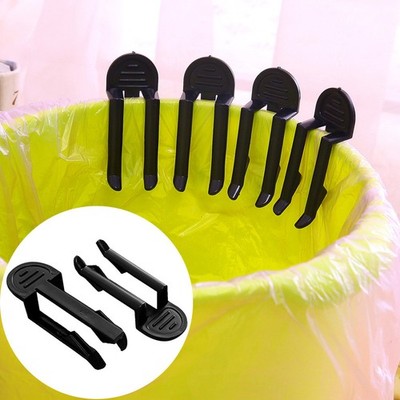 2pcs Practical Garbage Bag Clip Fixed Waste Holder Rubbish Clip Trash Can Clamp
