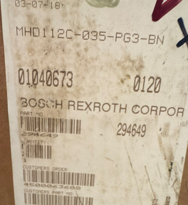 Bosch Rexroth MHD112C-035-PG3-BN Industrial Servo Motor MHD112C-035-PG3-BN