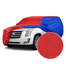 For Land Rover Defender 90 94-97 Car Cover WeatherShield HP Two-Tone Red Custom