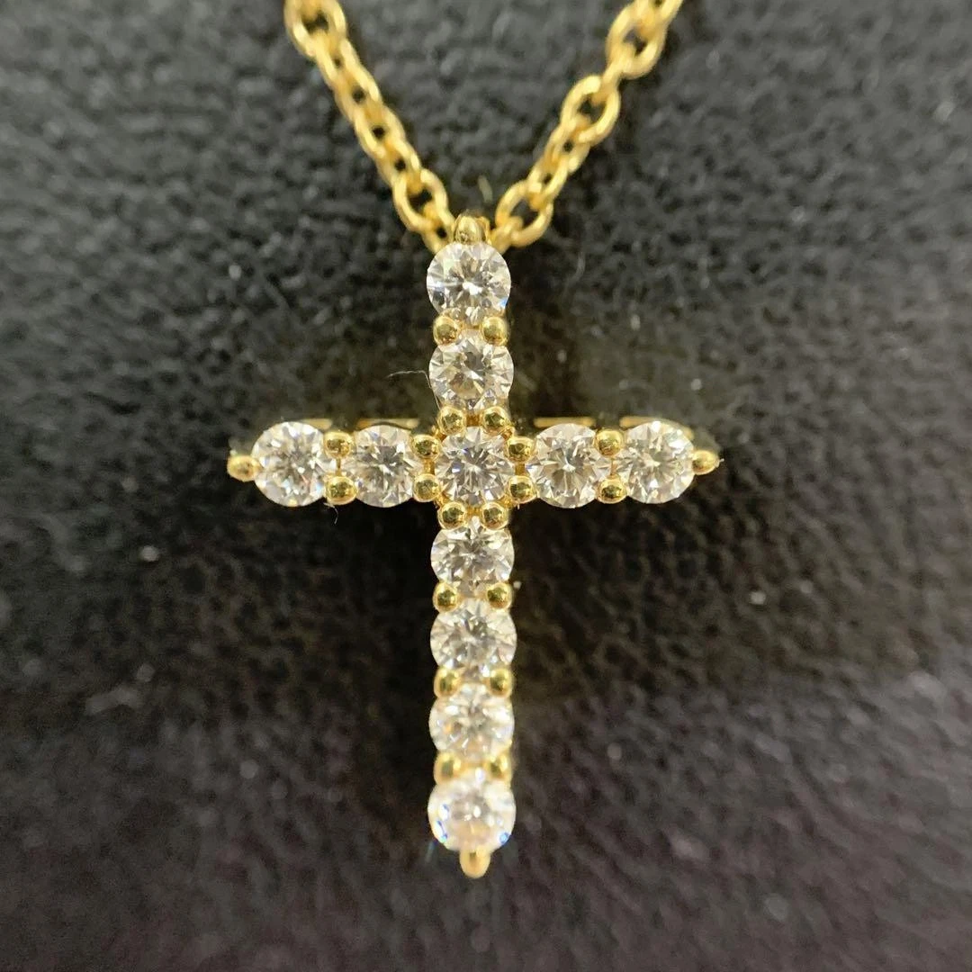 Collana Tiffany & Co. Mini Croce Diamanti 750 0 m10_0714