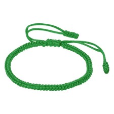 Lucky Handmade Braided Rope String Bracelet, Protection Bracelet, Green