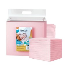 Baby Disposable Changing Pads, 24 x 24 100 Count Underpads Portable Diaper ...