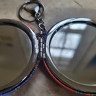 Compact Hinged POCKET MIRROR KEYCHAIN Mandala Evil Eye Indian Motif Multi Color — photo 5
