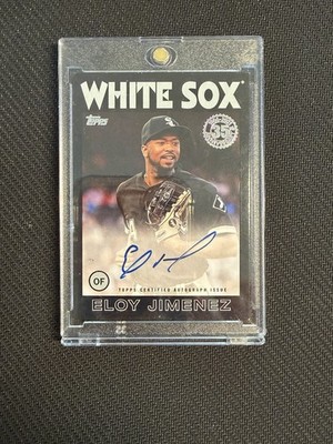 2021 Topps - 1986 Topps Baseball Auto Series 2 Eloy Jimenez #86A-EJ Black /199