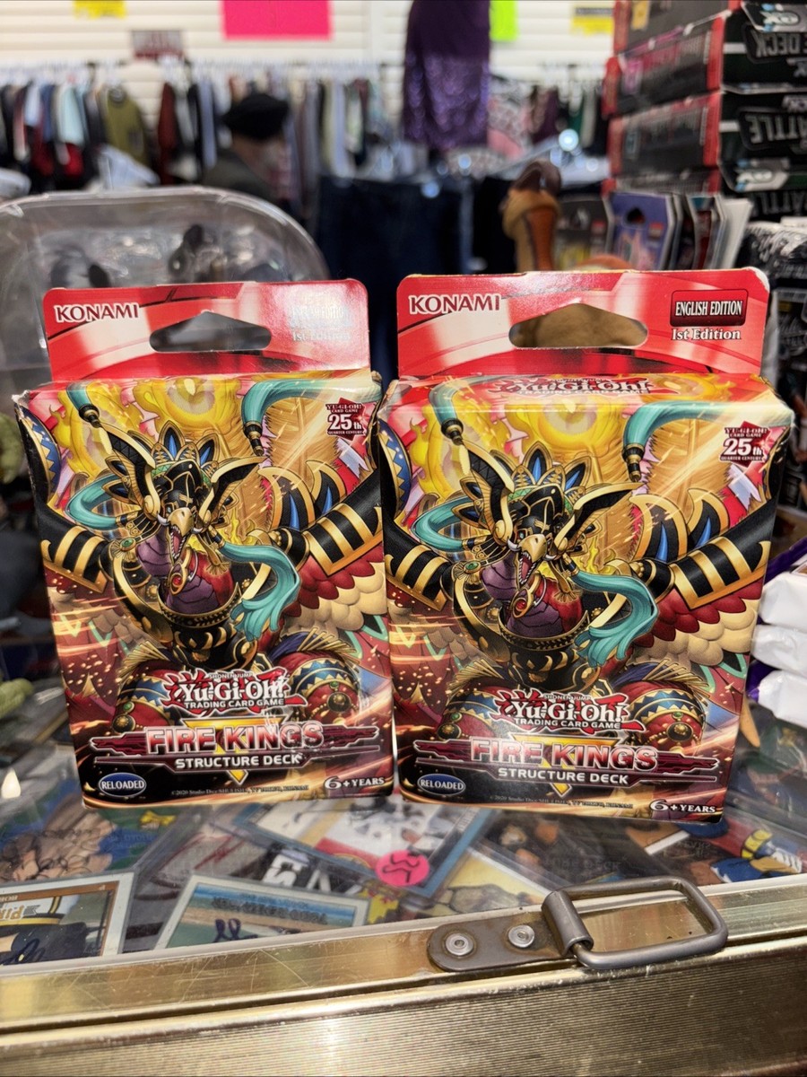 yu gi oh structure deck fire kings Yu-Gi-Oh! Fire Kings Structure Deck 1st Edition Sealed