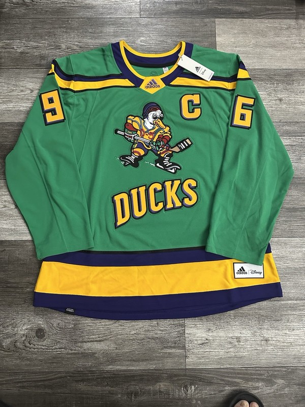 Men’s Disney Adidas Mighty Ducks D-5 District 5 Movie Jersey Charlie Conway 54