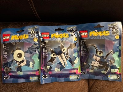 3 LEGO Mixels Series 4 41533 Globert 41534 Vampos 41535 Boogly Polybags New