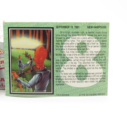 There Are Aliens Among Us Sealed 8 Card Set Fantasma Holographic Limited 1991 - Picture 10 of 10