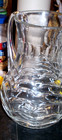 Heavy patterned Crystal pitcher  8.5 inch — photo 2