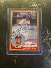 Nicky Delmonico RC Rookie Autograph Auto Topps 2018 1983 35th **8/50**⁷