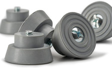 Door Stopper Replacement Rubber Tips - Ribbed Rubber Foot Door Stop Tips for Kic