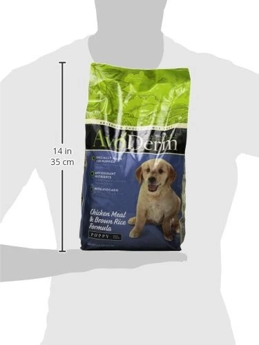 Comida seca para cachorros para perros, DHA para el desarrollo del cerebro y los ojos, pollo y arroz integral para... Foto 3 de 4