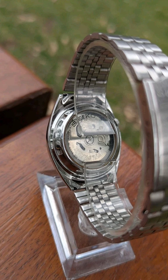 Reloj Automático Para Hombre Seiko 5 Años 90 Raro Todo Original 21 Joyas Recién Reparado Foto 2 de 4