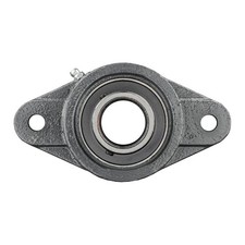 NBR UCFL201-8 Solid Base Pillow Block Flange Mounted Bearing 1/2" Bore 2 Bolt
