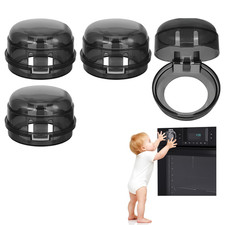 Heat-Resistant Gas Stove Knob Covers for Child Safety - 4 Pack