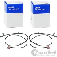 2X Delphi ABS-SENSOR Raddrehzahl Hinten Passend FÜR MERCEDES-BENZ C-KLASSE