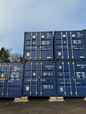 20ft One Way (New) Shipping Container, Dark Blue