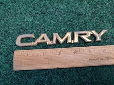 Toyota Camry Rear Trunk Gold Script Emblem Badge Nameplate 97 98 99 00 01 4s8