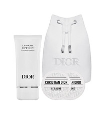Dior Gift Set White Drawstring Bag La Mousse Off/On 50ml  2 Le Baume The Balm