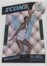 2015-16 Panini Revolution Icons Die-Cuts Cosmic 17/100 Bill Russell #12 HOF 7y2