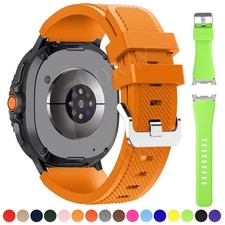 For Samsung Galaxy Watch 8/8 Classic/Ultra 47mm Silicone Band Strap Wristband