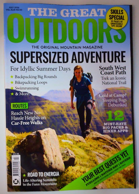 TGO The Great Outdoors magazine July 2026 Supersized adventure for Summer days