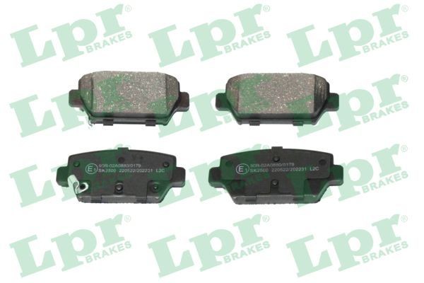 LPR Bremsbelagsatz, Scheibenbremse 05P2231 FüR Mitsubishi-image