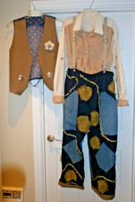Female Large Scarecrow Costume, 3 piece