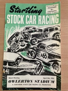 Stock Car Programme F1 Sheffield 8 4 1955
