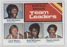 1975-76 Topps Team Leaders Bob McAdoo Jack Marin Randy Smith #118 HOF 0xy0