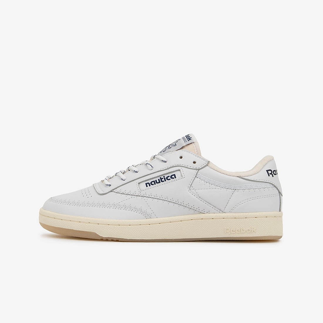 Nautica x Reebok Club C 85 Vintage White Chalk Navy RB0089 Sneaker 