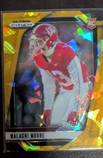 2025 Panini Prizm Draft Picks - Malachi Moore #4 Gold Ice Prizm (RC)