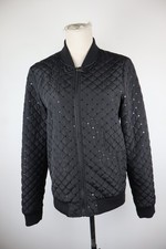 GUESS GIUBBINO GIACCA DONNA TG M WOMAN CASUAL JACKET VINTAGE PAILETTES CON ZIP