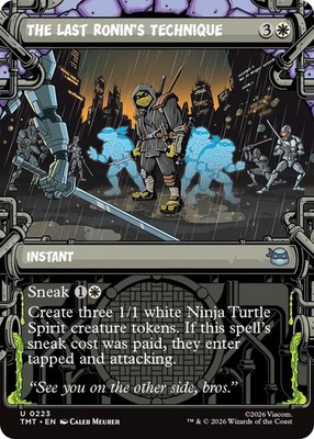 The Last Ronin's Technique - Showcase - Teenage Mutant Ninja Turtles - MtG- NM