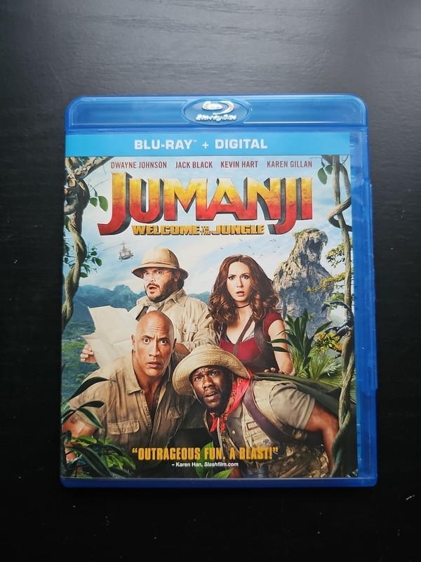 Jumanji: Welcome to the Jungle (Blu-ray, 2017)