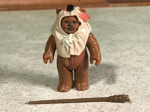 1984 Vintage Kenner Star Wars Power of the Force Paploo Ewok 100% Complete