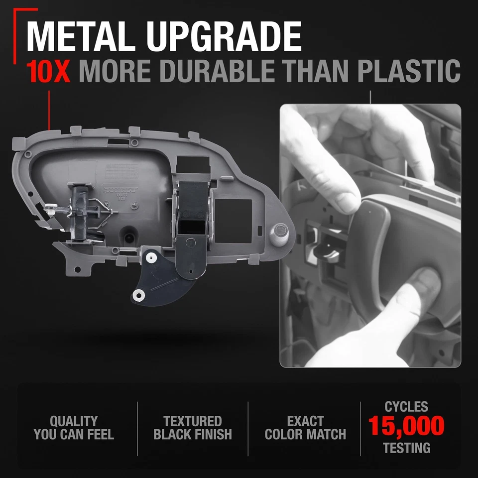 Manija de puerta interior, lado del pasajero para Chevrolet GMC C&K 1500, 2500, 3500 Foto 3 de 4