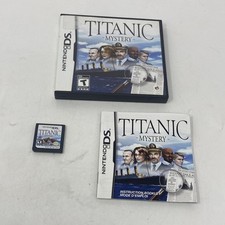 TITANTIC MYSTERY (Nintendo DS, 2012) CIB With Manual Used