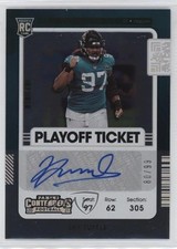 2021 Panini Contenders Rookie Playoff Ticket 80/99 Jay Tufele #199 Auto 0v0