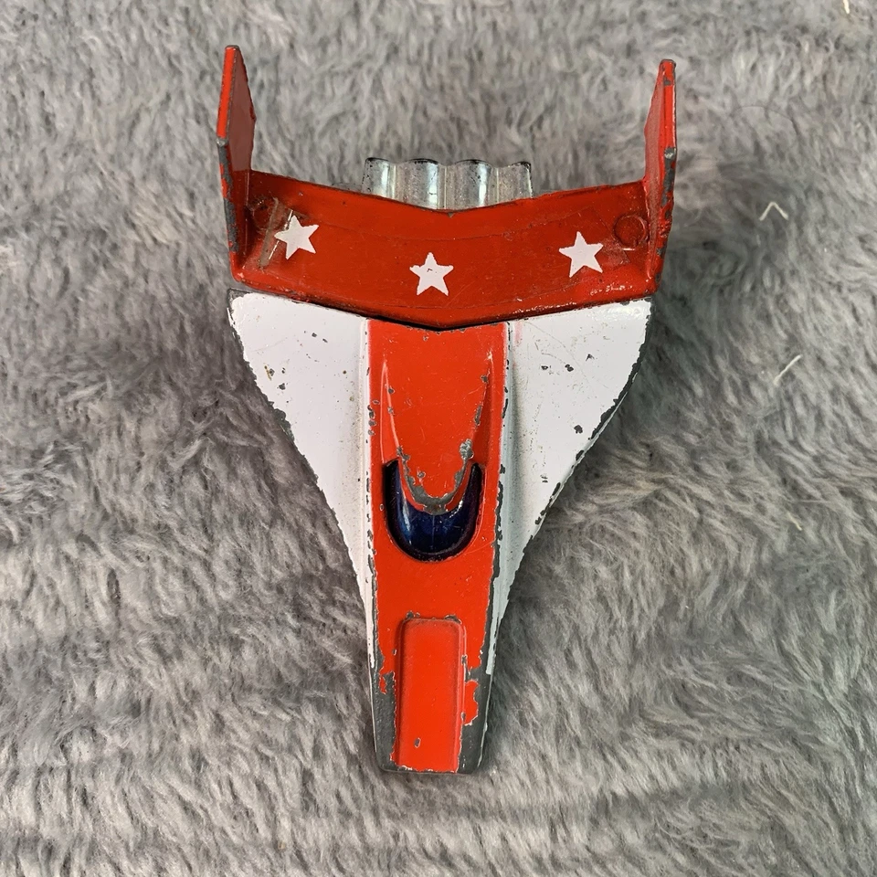 2 литых винтажных зеленых и красных космических планера HKD 2002 2,7 дюйма - Изображение 4 из 4