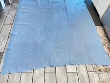 Vintage Blanket Waffle Weave Acrylic Pale Baby Blue 72  x 80  Cozy Soft