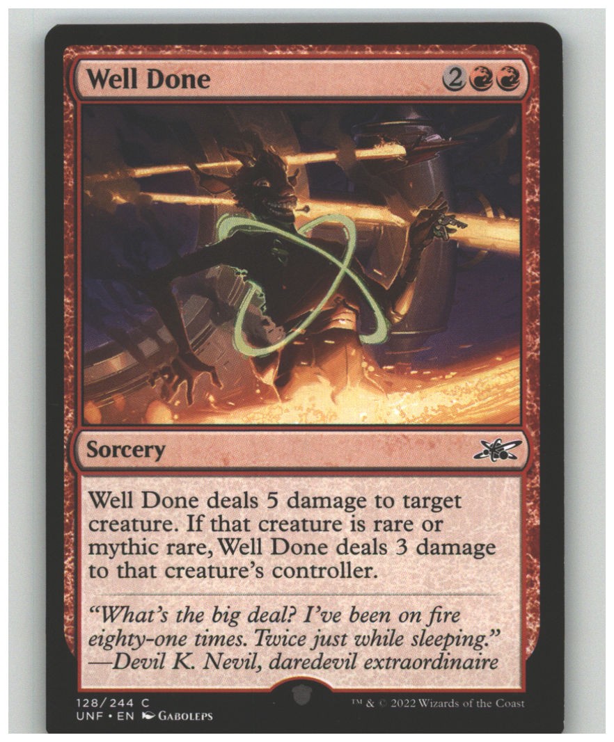 Well Done 128 Unfinity LP Magic