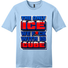 NEW ART SOCIETY x RETRO KINGS THE ONLY ICE ICE BLUE TEE SHIRT SM-4XL MADE IN USA