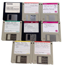 Vintage Software Lot Toshiba Boot Recovery Disk Test Drivers Infinia 3.5  Floppy