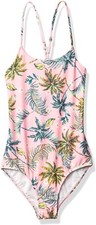 Seafolly 260003 Girls' High Neck Tank One Piece Swimsuit Size 8